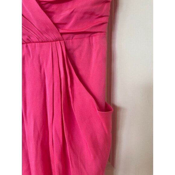 Mara Hoffman Pink Rouched Mini Dress sz 6 - Picture 5 of 5